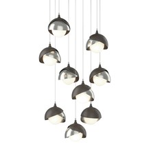 Hubbardton Forge - Canada 131105-SKT-LONG-07-85-GG0711 - Brooklyn 9-Light Double Shade Pendant