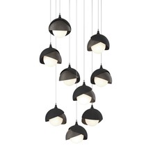 Hubbardton Forge - Canada 131105-SKT-LONG-10-07-GG0711 - Brooklyn 9-Light Double Shade Pendant