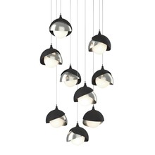 Hubbardton Forge - Canada 131105-SKT-LONG-10-85-GG0711 - Brooklyn 9-Light Double Shade Pendant