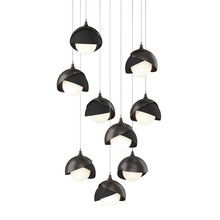 Hubbardton Forge - Canada 131105-SKT-LONG-14-10-GG0711 - Brooklyn 9-Light Double Shade Pendant