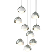 Hubbardton Forge - Canada 131105-SKT-LONG-82-02-GG0711 - Brooklyn 9-Light Double Shade Pendant