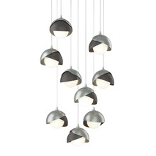 Hubbardton Forge - Canada 131105-SKT-LONG-82-20-GG0711 - Brooklyn 9-Light Double Shade Pendant