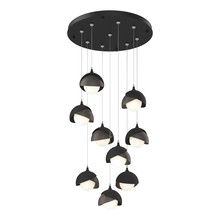 Hubbardton Forge - Canada 131105-SKT-STND-10-07-GG0711 - Brooklyn 9-Light Double Shade Pendant