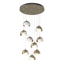 Hubbardton Forge - Canada 131105-SKT-STND-84-02-GG0711 - Brooklyn 9-Light Double Shade Pendant