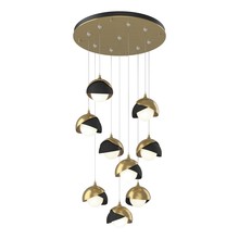 Hubbardton Forge - Canada 131105-SKT-STND-86-10-GG0711 - Brooklyn 9-Light Double Shade Pendant