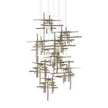 Hubbardton Forge - Canada 131107-SKT-LONG-84-II0728 - Tura 9-Light Seeded Glass Pendant