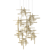 Hubbardton Forge - Canada 131107-SKT-LONG-86-II0728 - Tura 9-Light Seeded Glass Pendant