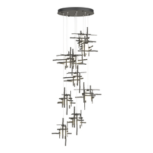 Hubbardton Forge - Canada 131109-SKT-STND-20-YC0305 - Tura 9-Light Frosted Glass Pendant