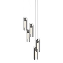 Hubbardton Forge - Canada 131124-SKT-LONG-14-ZM0065 - Exos Glass 5-Light Pendant