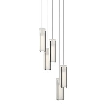 Hubbardton Forge - Canada 131124-SKT-LONG-89-GG0065 - Exos Glass 5-Light Pendant