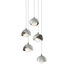 Hubbardton Forge - Canada 131125-SKT-LONG-07-82-GG0711 - Brooklyn 5-Light Double Shade Pendant