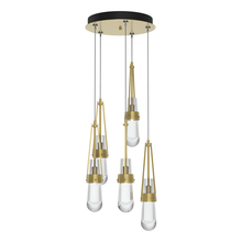 Hubbardton Forge - Canada 131127-SKT-STND-86-ZM0434 - Link 5-Light Clear Glass Pendant