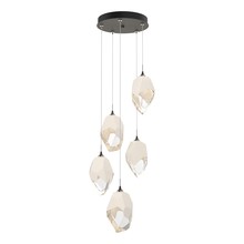 Hubbardton Forge - Canada 131138-SKT-LONG-20-WP0755 - Chrysalis 5-Light Large Crystal Pendant