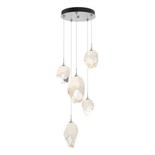 Hubbardton Forge - Canada 131139-SKT-LONG-82-WP0756 - Chrysalis 5-Light Mixed Crystal Pendant