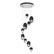 Hubbardton Forge - Canada 131142-SKT-LONG-82-BP0756 - Chrysalis 9-Light Mixed Crystal Pendant