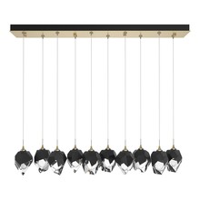 Hubbardton Forge - Canada 131143-SKT-LONG-86-BP0754 - Chrysalis 10-Light Small Crystal Pendant