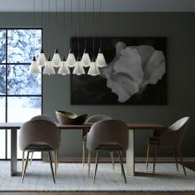 Hubbardton Forge - Canada 131202-SKT-STND-10-SH1987 - Mobius 10-Light Pendant