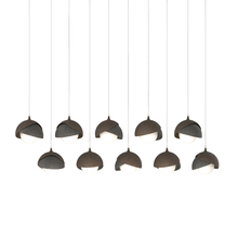 Hubbardton Forge - Canada 131205-SKT-LONG-05-20-GG0711 - Brooklyn 10-Light Double Shade Pendant