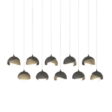 Hubbardton Forge - Canada 131205-SKT-LONG-20-84-GG0711 - Brooklyn 10-Light Double Shade Pendant