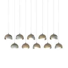 Hubbardton Forge - Canada 131205-SKT-LONG-84-82-GG0711 - Brooklyn 10-Light Double Shade Pendant