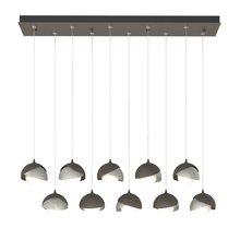 Hubbardton Forge - Canada 131205-SKT-STND-07-85-GG0711 - Brooklyn 10-Light Double Shade Pendant