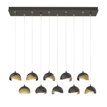 Hubbardton Forge - Canada 131205-SKT-STND-14-86-GG0711 - Brooklyn 10-Light Double Shade Pendant