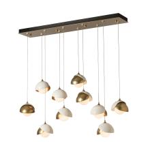 Hubbardton Forge - Canada 131205-SKT-STND-86-02-GG0711 - Brooklyn 10-Light Double Shade Pendant