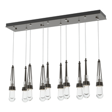 Hubbardton Forge - Canada 131207-SKT-STND-14-ZM0434 - Link 10-Light Clear Glass Pendant