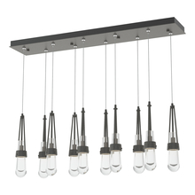 Hubbardton Forge - Canada 131207-SKT-STND-20-ZM0434 - Link 10-Light Clear Glass Pendant