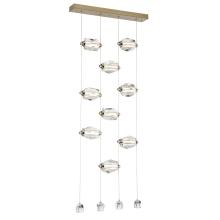 Hubbardton Forge - Canada 139056-LED-STND-86-CR - Gatsby 9-Light LED Pendant