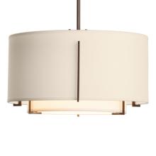 Hubbardton Forge - Canada 139602-SKT-MULT-05-SF1099-SA1590 - Exos Small Double Shade Pendant