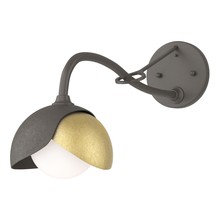 Hubbardton Forge - Canada 201377-SKT-07-86-GG0711 - Brooklyn 1-Light Double Shade Long-Arm Sconce