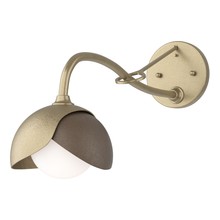 Hubbardton Forge - Canada 201377-SKT-84-05-GG0711 - Brooklyn 1-Light Double Shade Long-Arm Sconce