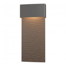 Hubbardton Forge - Canada 302632-LED-20-77 - Stratum Large Dark Sky Friendly LED Outdoor Sconce