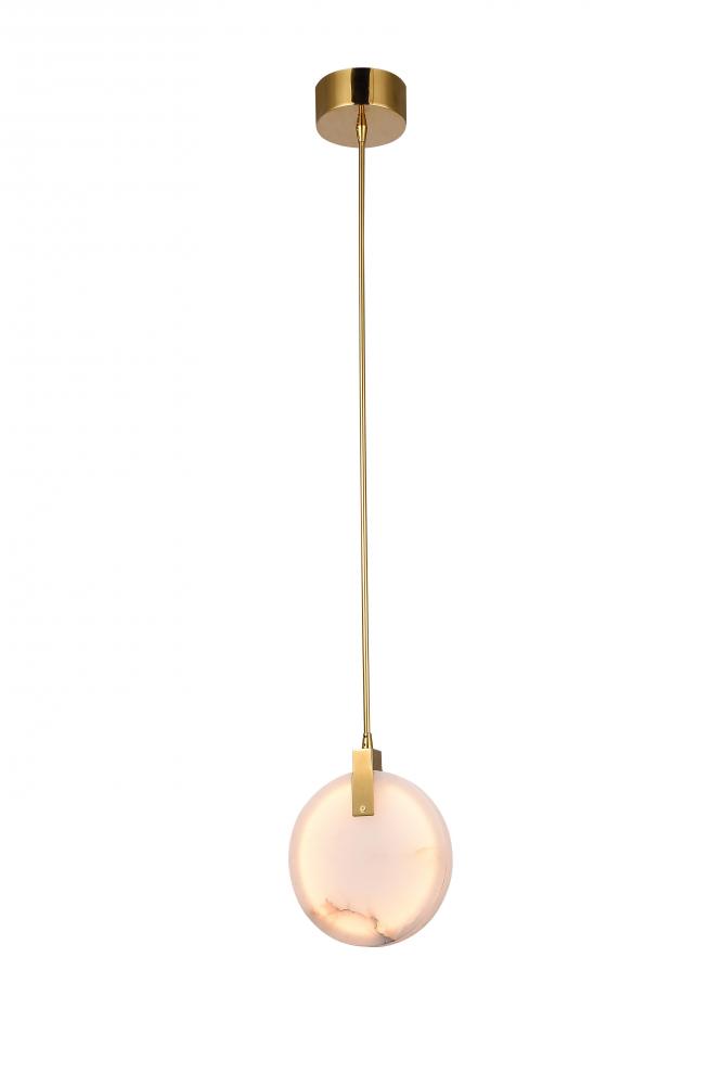 Gold LED Single Pendant Lighting