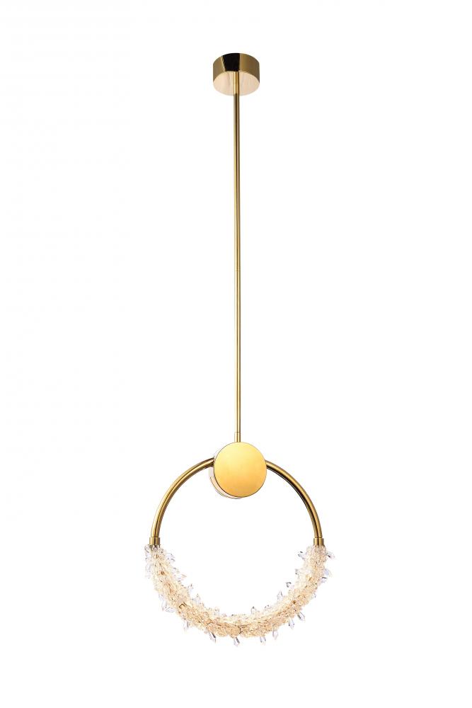 Gold LED Single Pendant Lighting