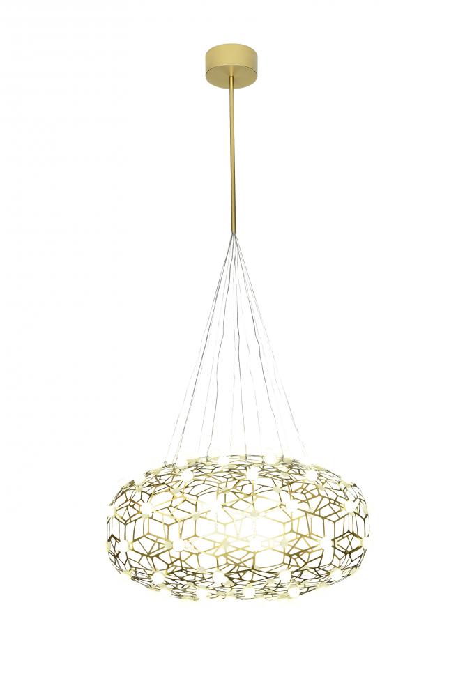 Gold LED Chandelier