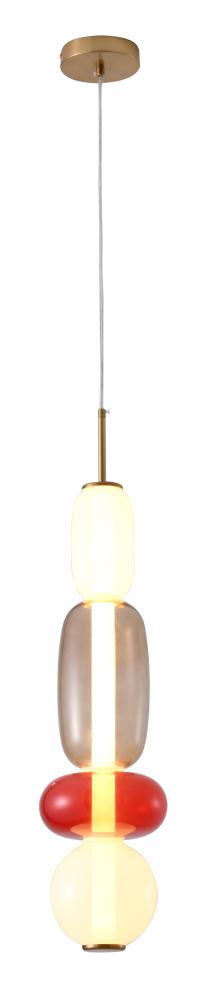 Metal & Glass LED Pendant