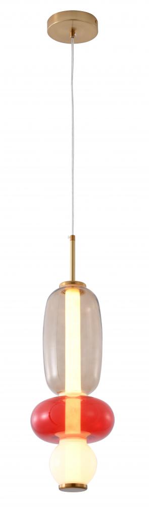 Metal & Glass LED Pendant