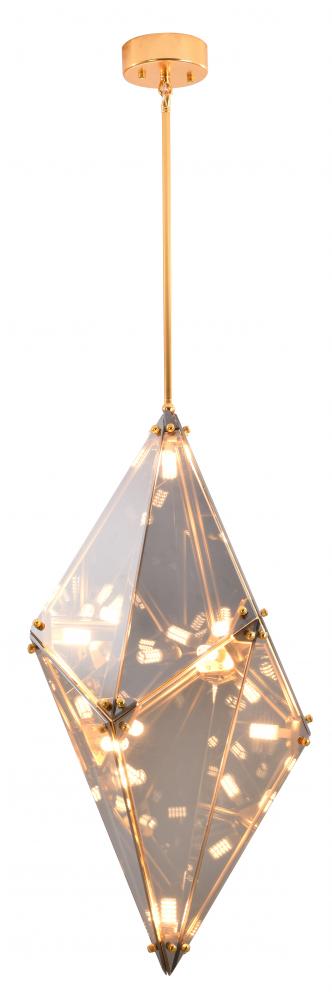 Metal & Glass Chandelier