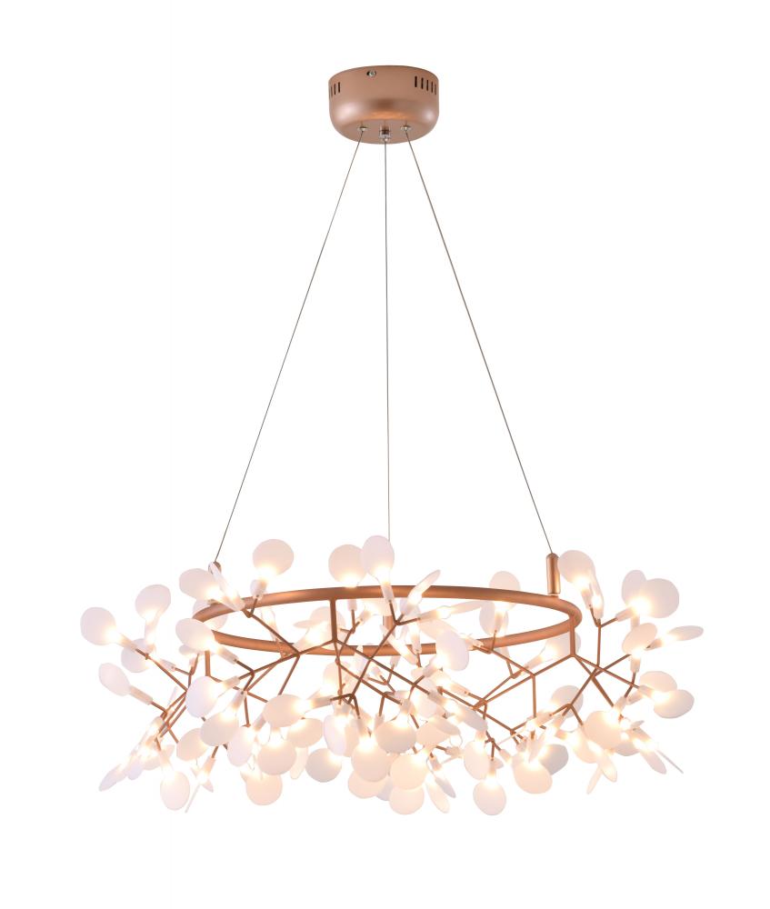 Copper LED Chandelier