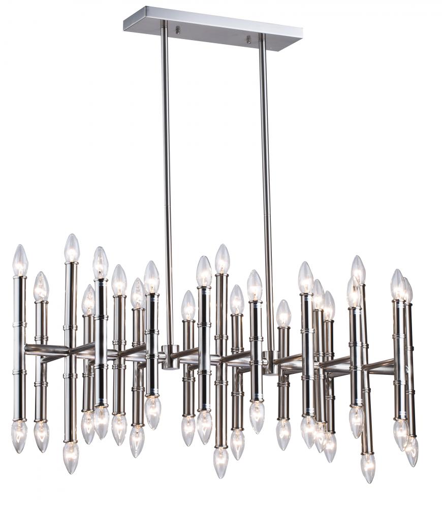 Satin Nickel Chandelier