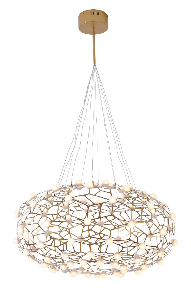 Gold LED Chandelier