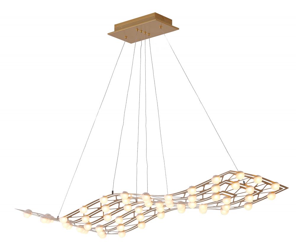 Gold LED Chandelier