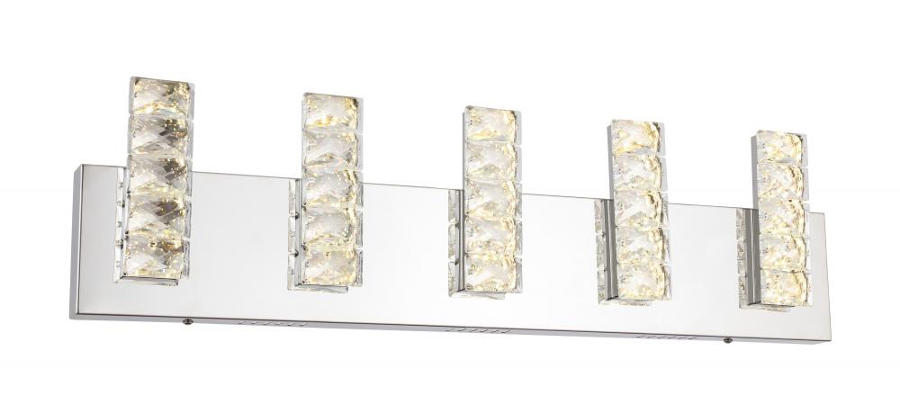 Chrome LED Wall Sconce