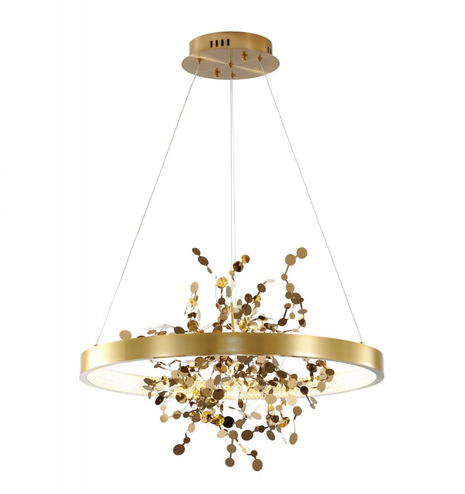 Sand Gold LED Chandelier