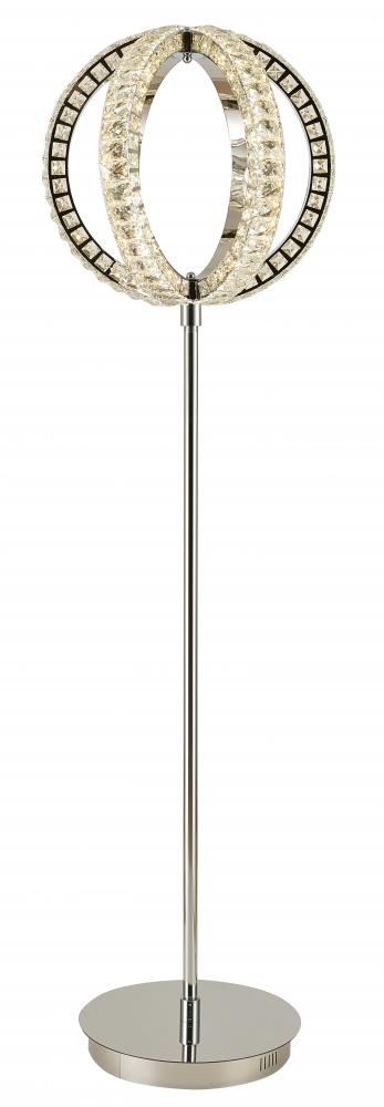 Chrome LED Floor Lamp