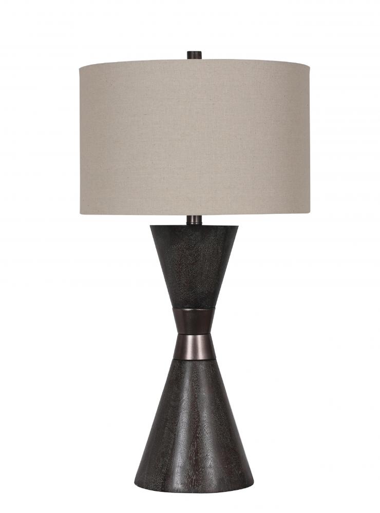 Dark Walnut Table Lamp