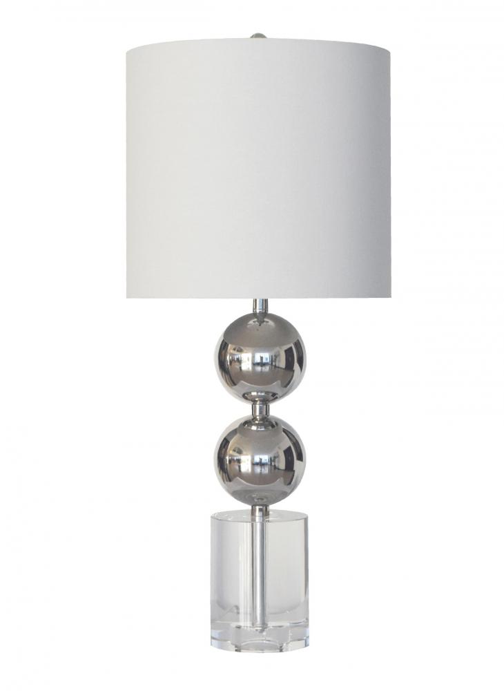 Polished Nickel Table Lamp