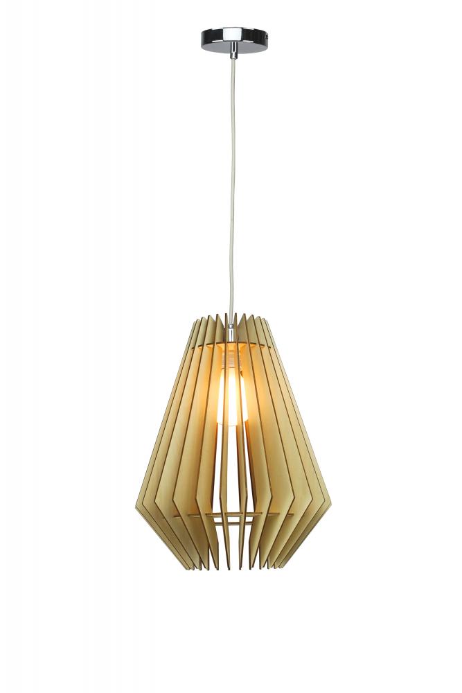 Natural Wood Single Pendant Lighting